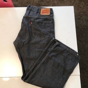 Men’s 569 Levi grey jeans